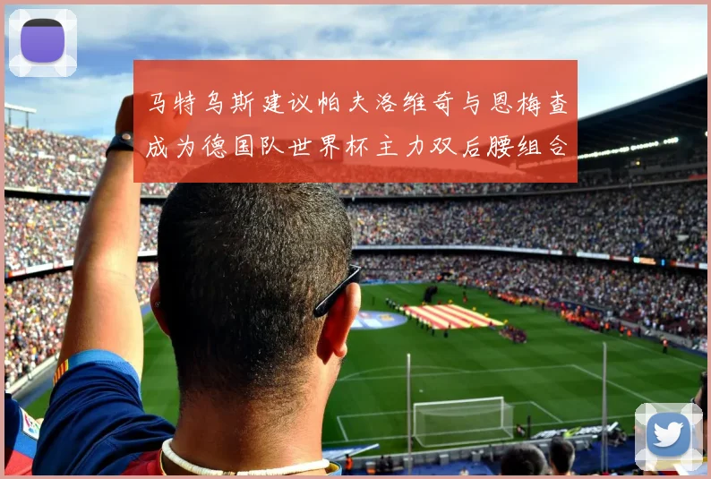 马特乌斯建议帕夫洛维奇与恩梅查成为德国队世界杯主力双后腰组合